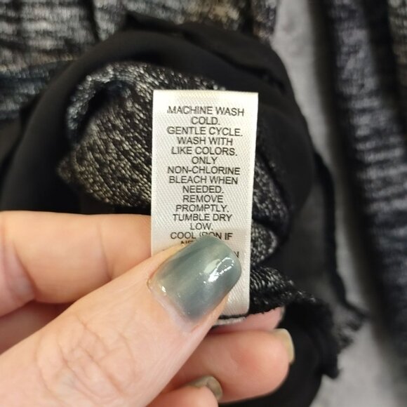 Cato Woman 22/24 Top Gray Splitback Lightweight Career Layered plussize high low - Picture 9 of 11